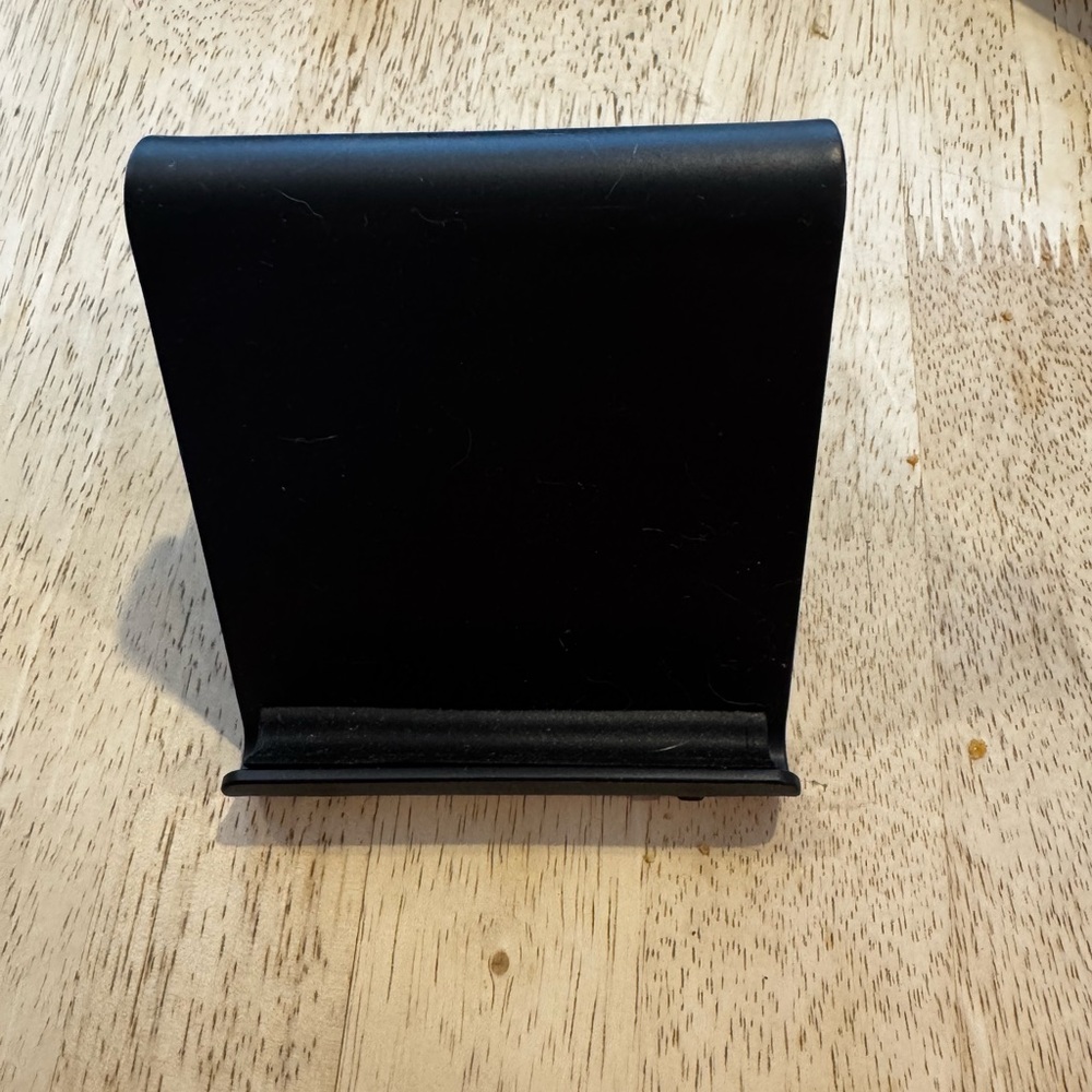 Sleek Black Phone Stand